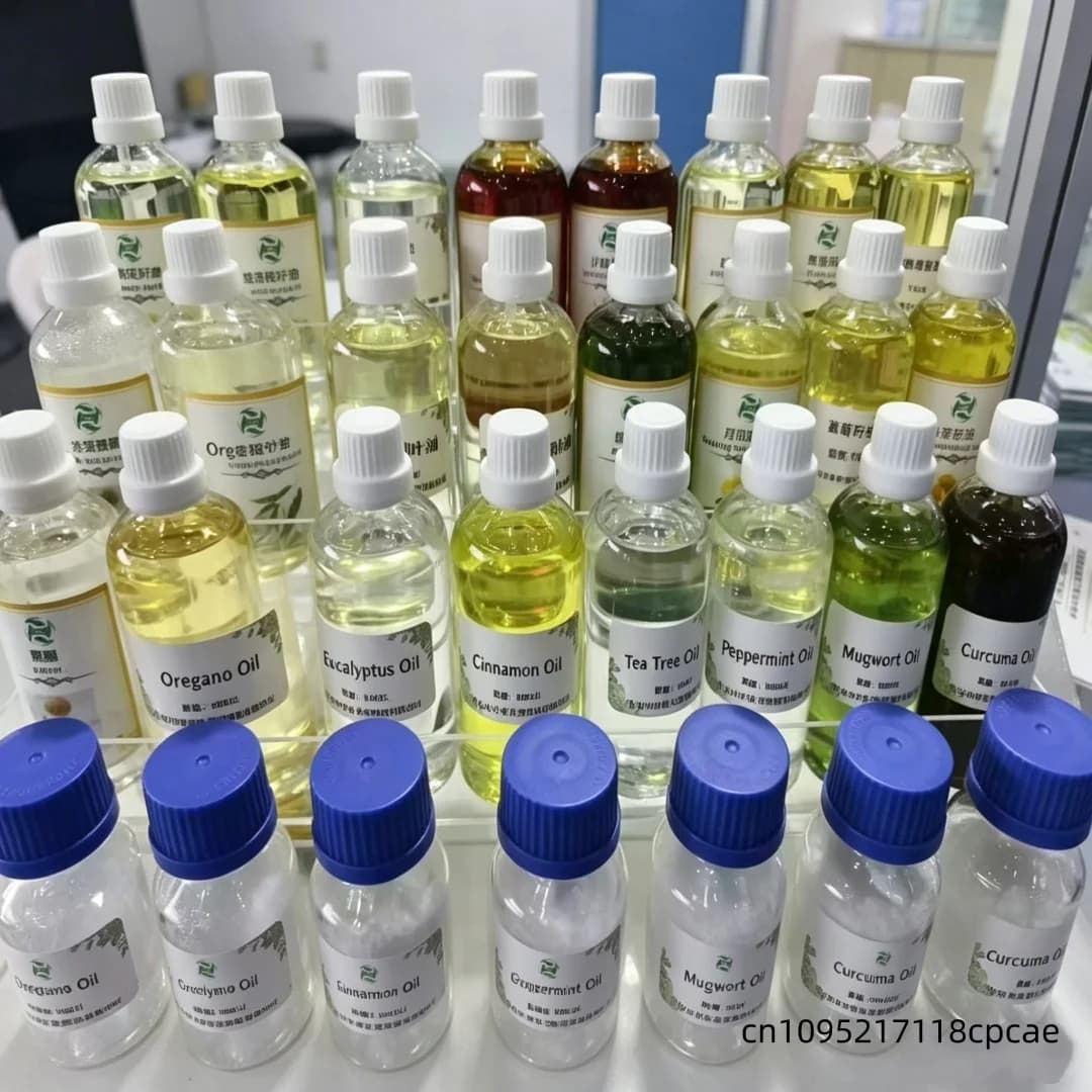 Ricarica per Diffusore a Bastoncini da 20ml, Olio Aromaterapico Naturale al Neem, Assenzio, Legno di Agar e Loto Blu, Deodorante per Ambienti, per Camera da Letto e Ufficio