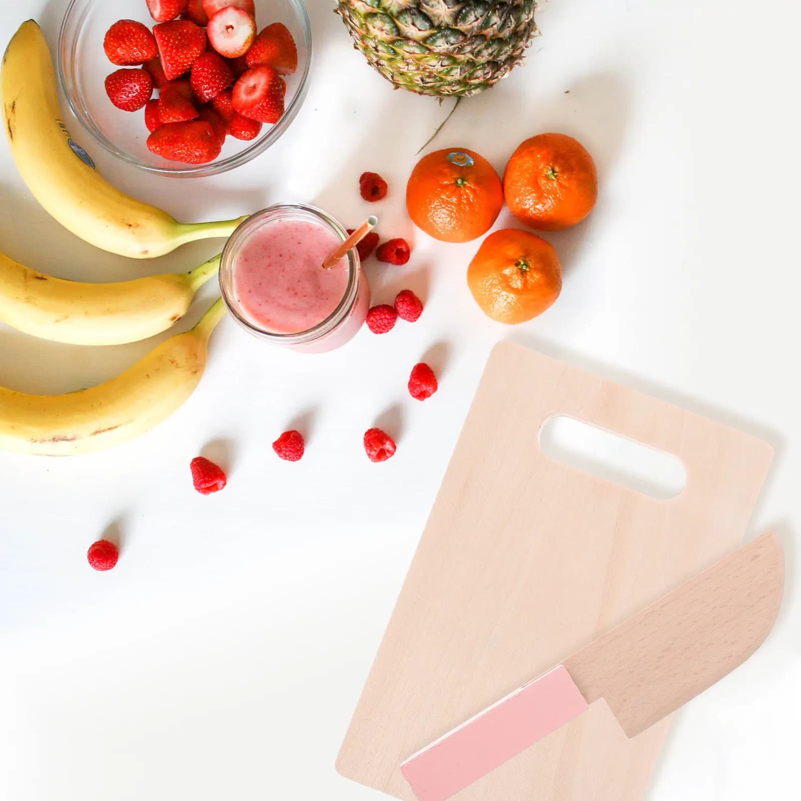 Set di 1 Tagliere in Legno per Cucina, Giocattolo di Simulazione Sicuro per Bambini, Set Educativo Fai-da-Te per Gioco di Ruolo in Cucina