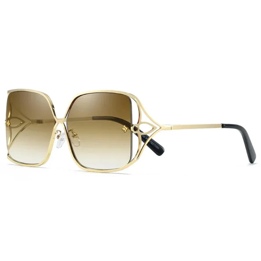 Hot Designer Fashion Women's Sunglasses Premium Retro Sunglasses borderless Frame Metal Glasses