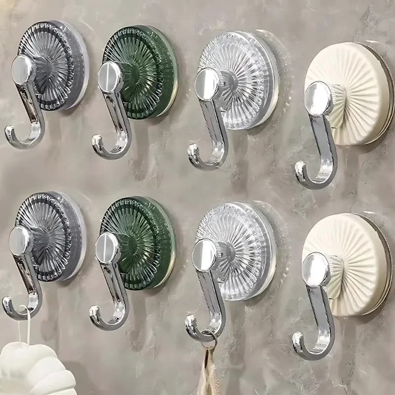 Ganci a ventosa Potente vuoto impermeabile Gancio di aspirazione Gancio Bagno Cucina Asciugamano Gancio da parete Supporto di stoccaggio Accessori per la casa