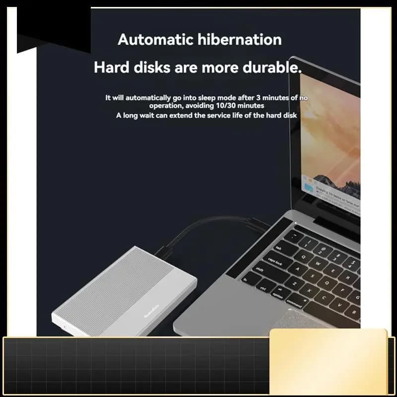 Blueendless Disco rigido esterno portatile da 6 TB Disco rigido portatile da 2,5 pollici SSD Scatola esterna meccanica per console di gioco-N33R