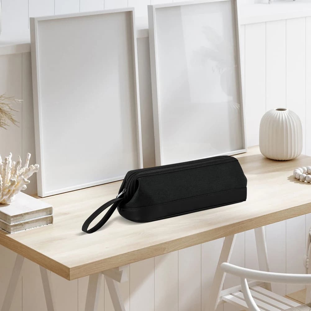 Borsa per Asciugacapelli 15,3 X 6,7 X 4,9 Pollici, Custodia Protettiva per Strumenti per Capelli, Astuccio per Attrezzi di Styling, Design Pieghevole con Maniglia Laterale