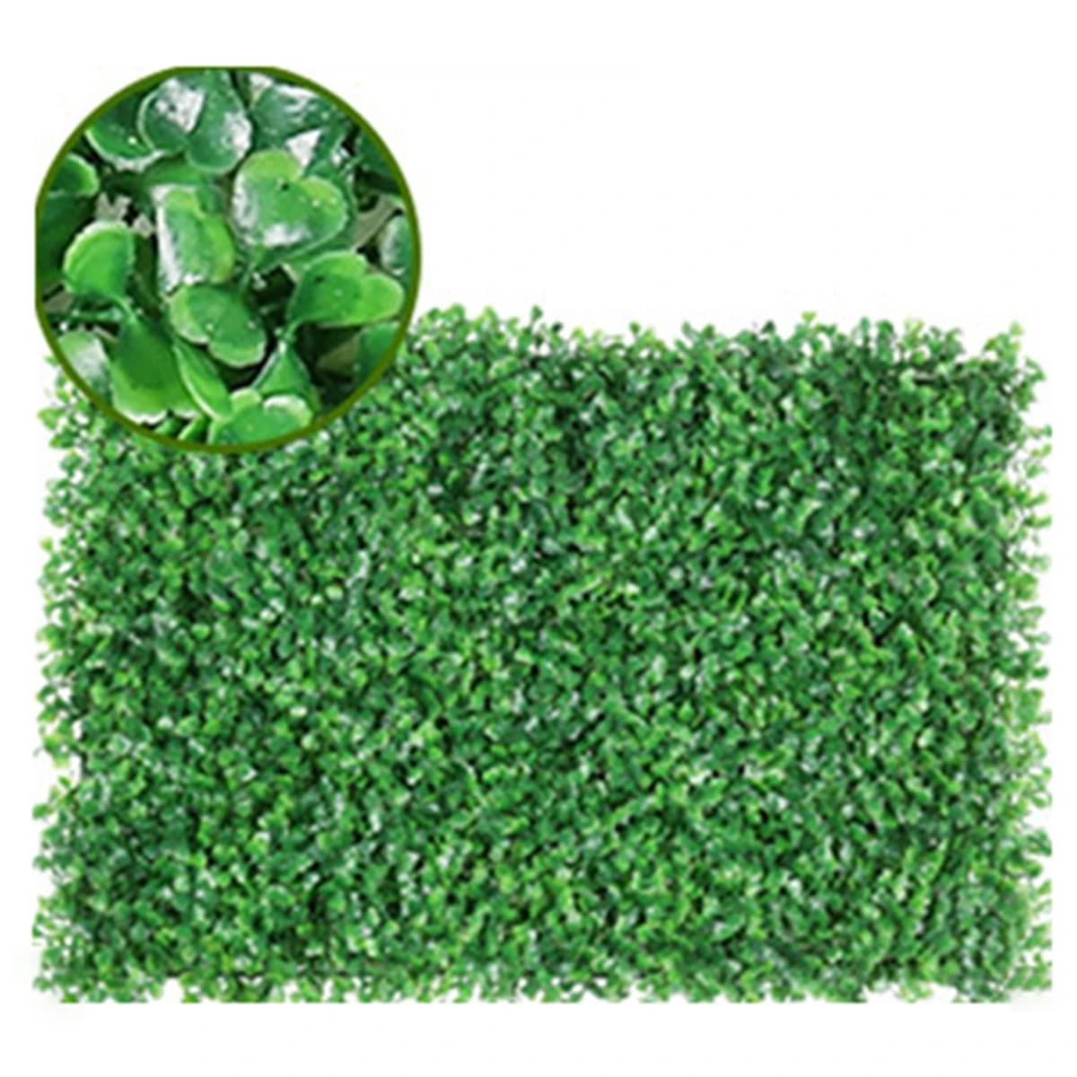 1/2/4 pcs artificial bosso hedge panel simulated plant leaf wall PE wall fake door head decoration garden balcony hedge screen