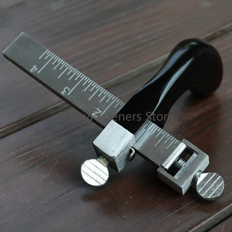 1pc Leather Strap Cutter Tools, Adjustable Belt Cutter, Aluminum Handle for Leather Craft, DIY Craft Belt Hand Cutting Tools