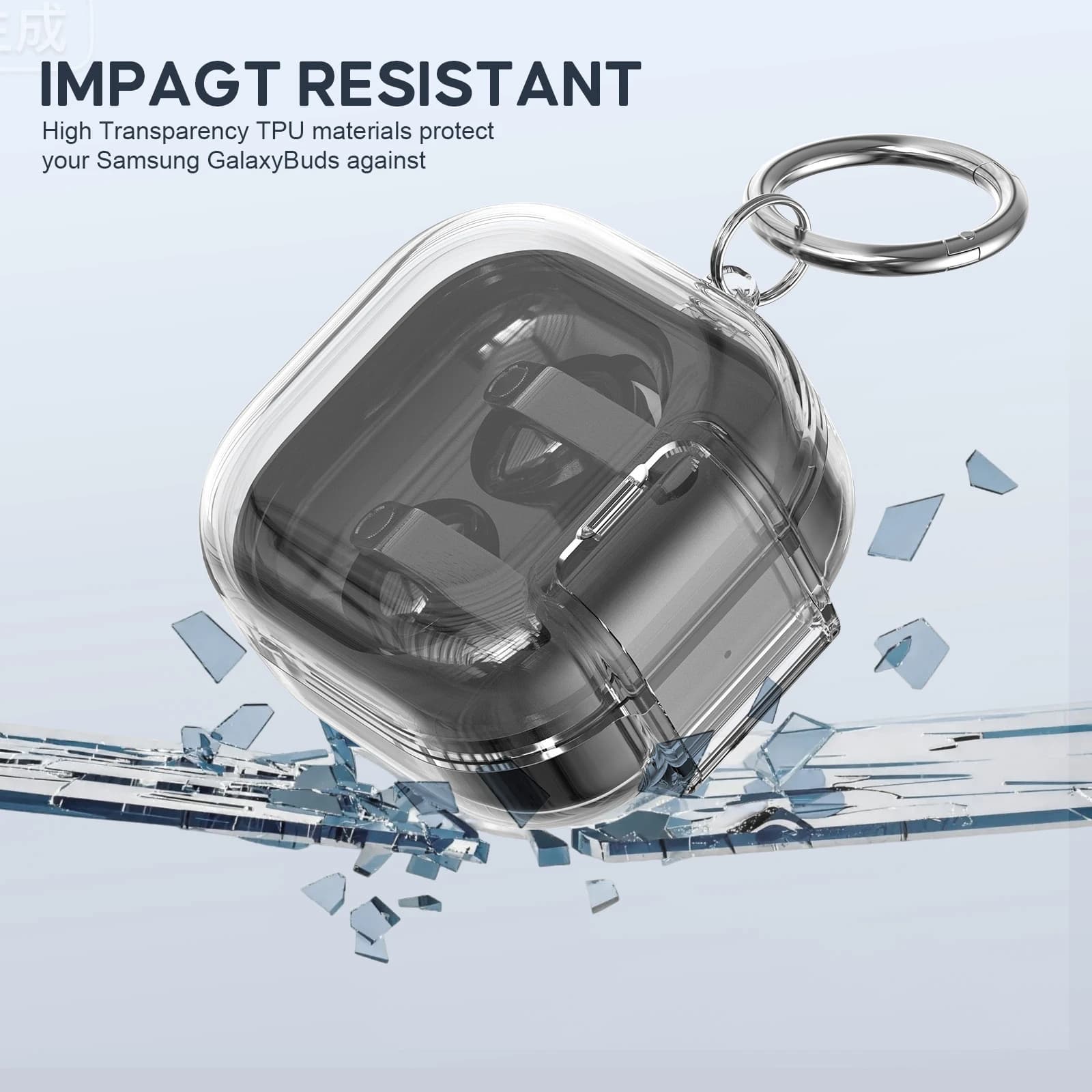 2026 Transparent Candy Security Lock Cover For Samsung Galaxy Buds 4 4 Pro Shockproof Earphone Protective Case With Phone Stand