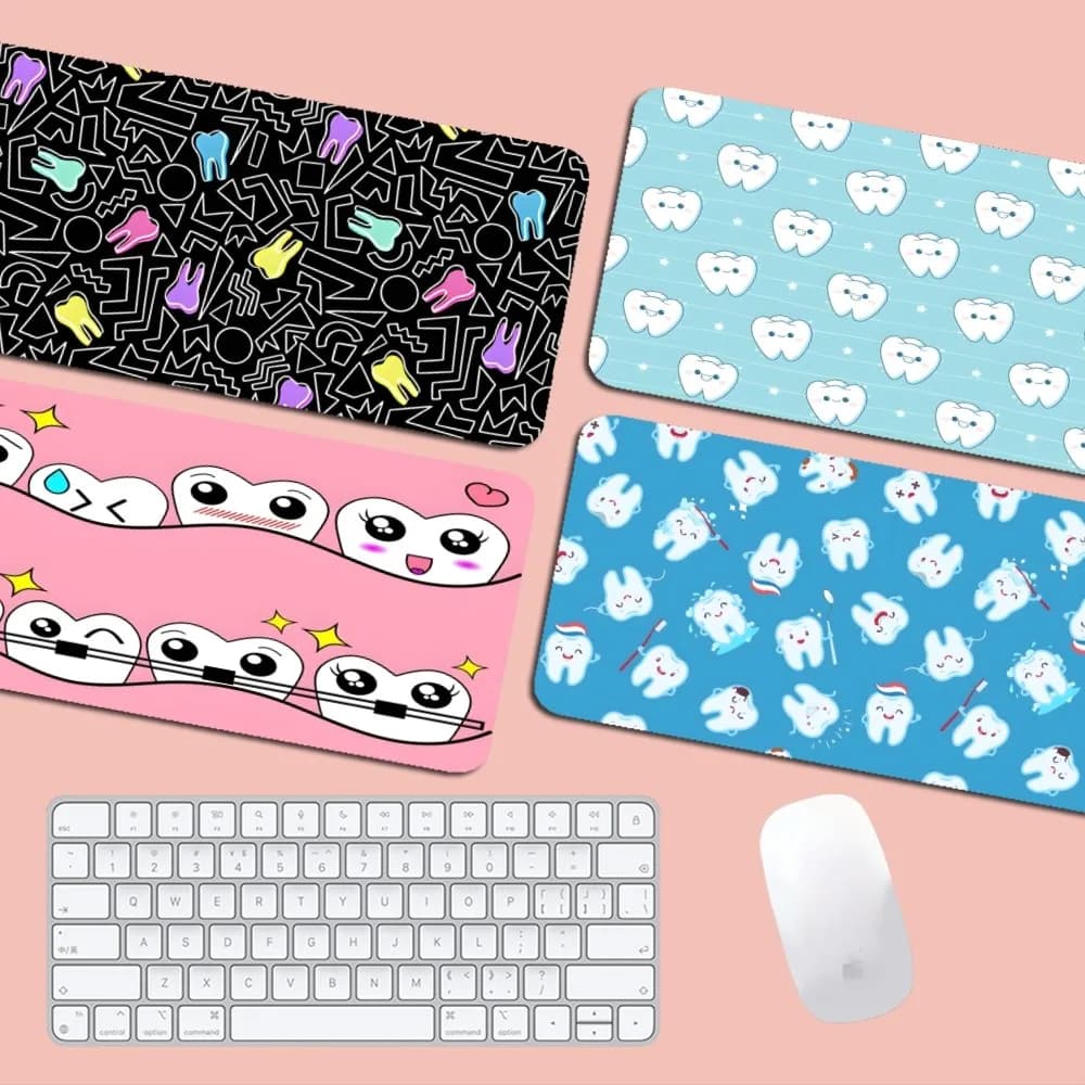 The Dentist Tooth Mousepad Boy Pad Gomma naturale Gaming Mousepad Dimensioni tappetino da scrivania per giochi World Of Tanks CS GO Zelda