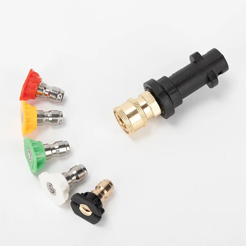High pressure water gun K2K7 quick adapter Car washing nozzle Five color foam pot accessories