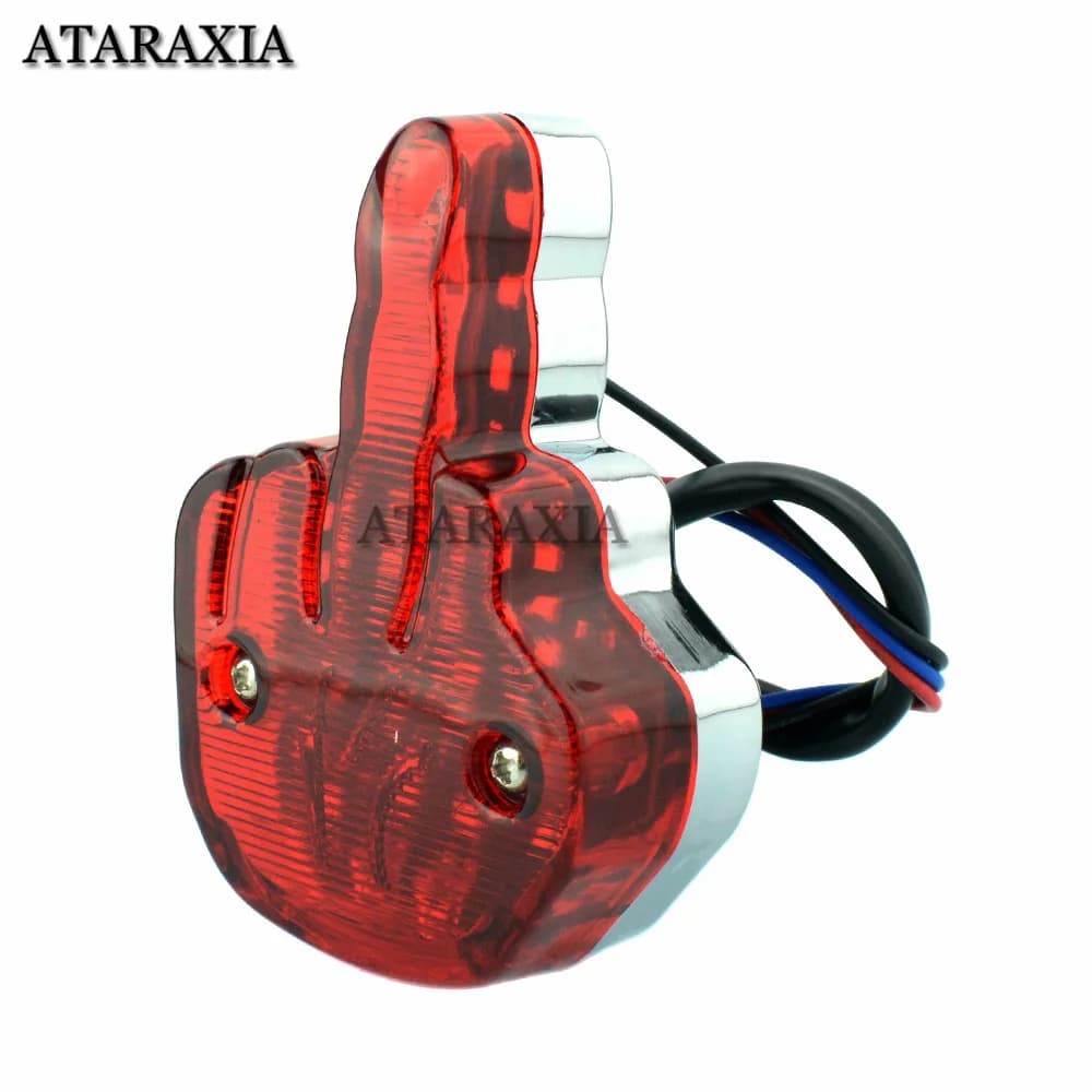 Moto Mini LED Mid-LED Headlight Rear Brake Rear Bike Stop Lamp For Universal Cafe Racer Bobber Choppers