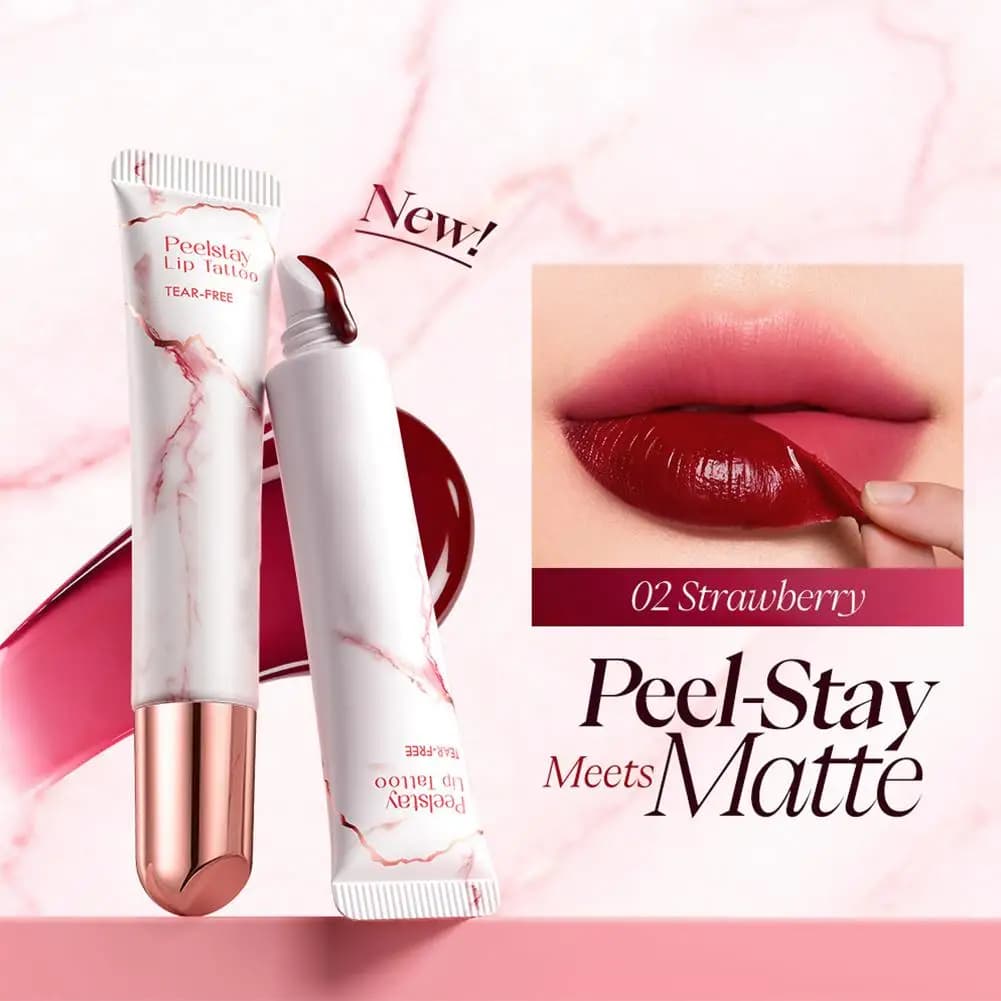 Peelstay Tattoo Lip Peel-Off 5ml, Formula Without Tears, Color Long lasting 48H, Opaca finish Highly pigmented and waterproof
