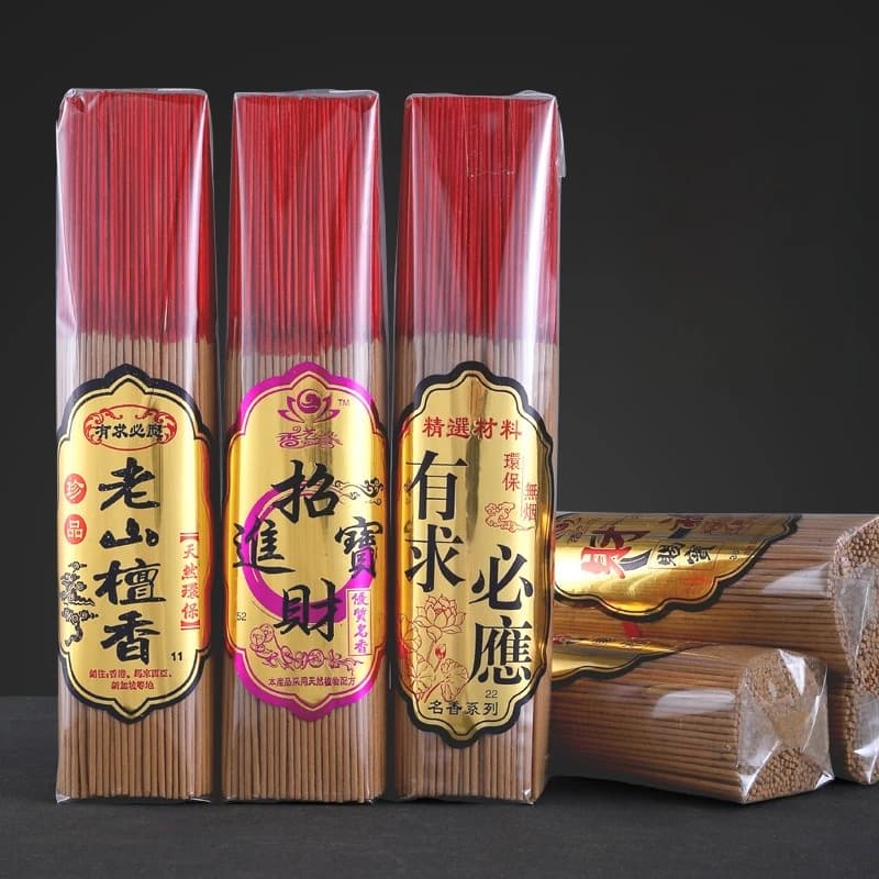 Y 32 centimetri Buddha Bastoni di Incenso Senza Fumo Famiglia Dio della Ricchezza Tempio Guanyin Legno di Sandalo Incenso Culto Fatto A Mano Buddha Profumi