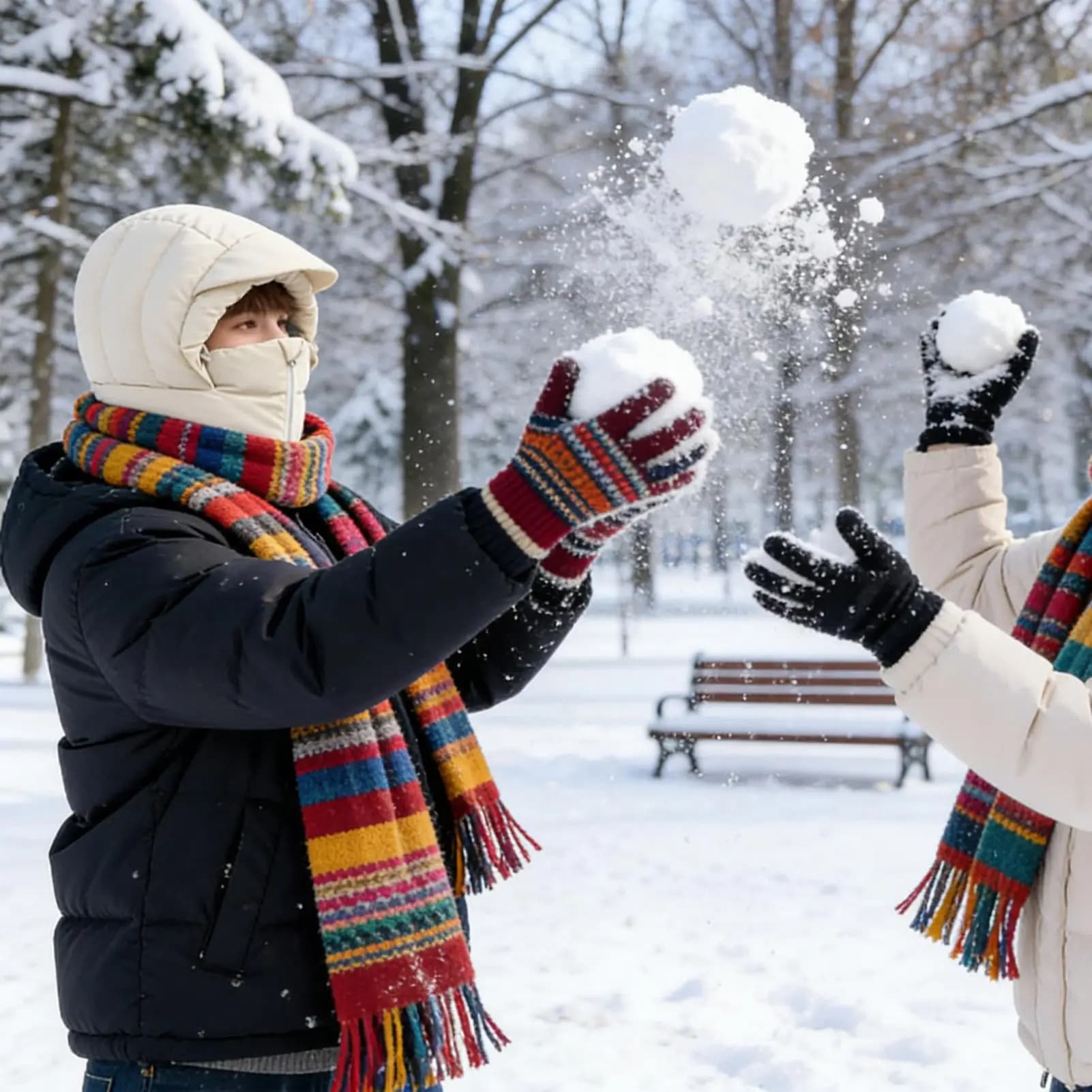 Winter hat with face mask Windproof warmer Winter ski mask for men Woman Skiing in cold weather Snowboard Cycling