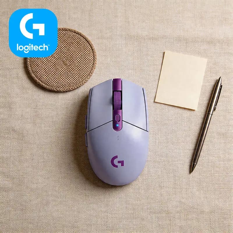 Mouse da Gaming Logitech G305 LIGHTSPEED Wireless, 1ms Senza Ritardi, 12000 DPI HERO, 6 Pulsanti, Batteria 250h, 99g, PC Mac Laptop