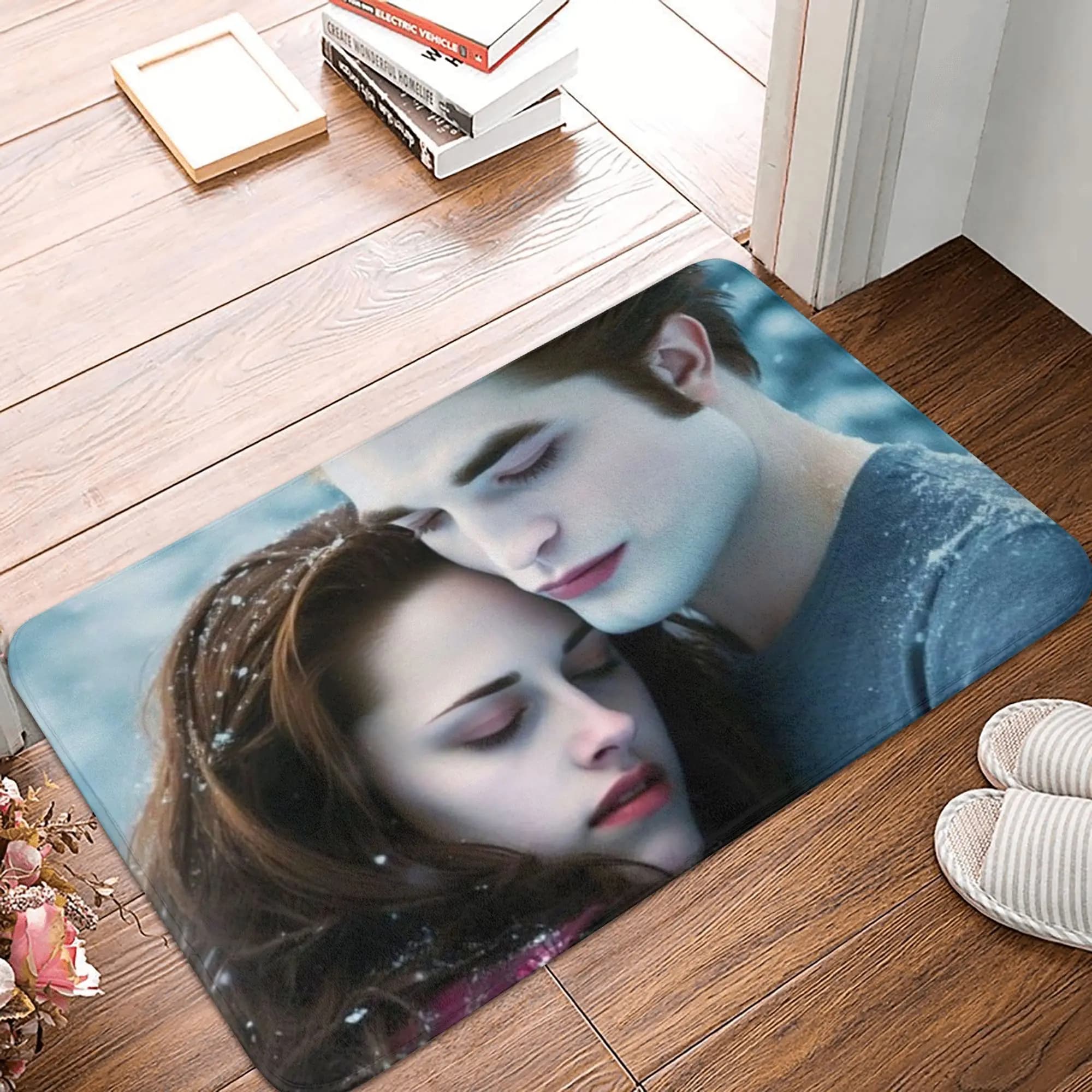 The Twilight Saga Edward Cullen Tappetino per porta d'ingresso, tappetino per la cucina, tappetino antiscivolo per la casa, tappetino per la camera da letto