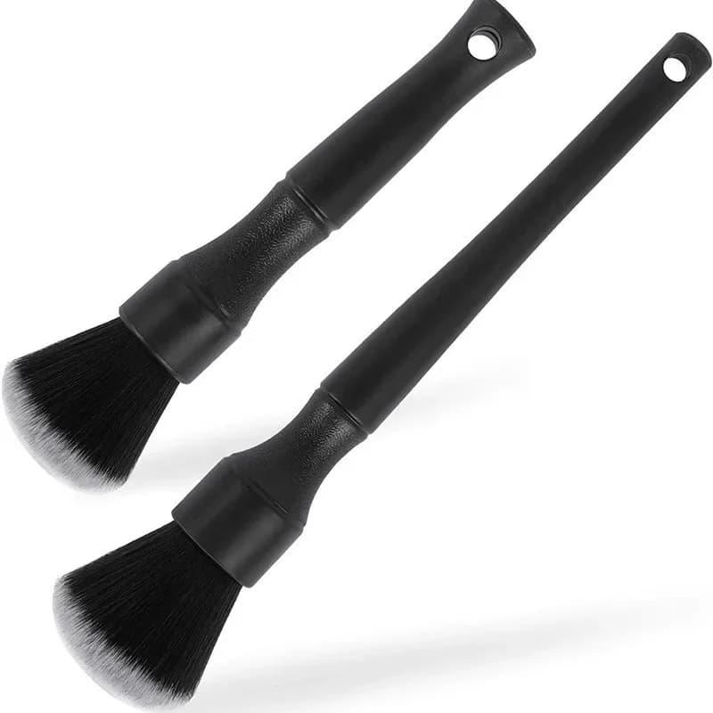 Car wash brush Soft nylon bristles PPHandle Car interior vent dashboard detail cleaning brush