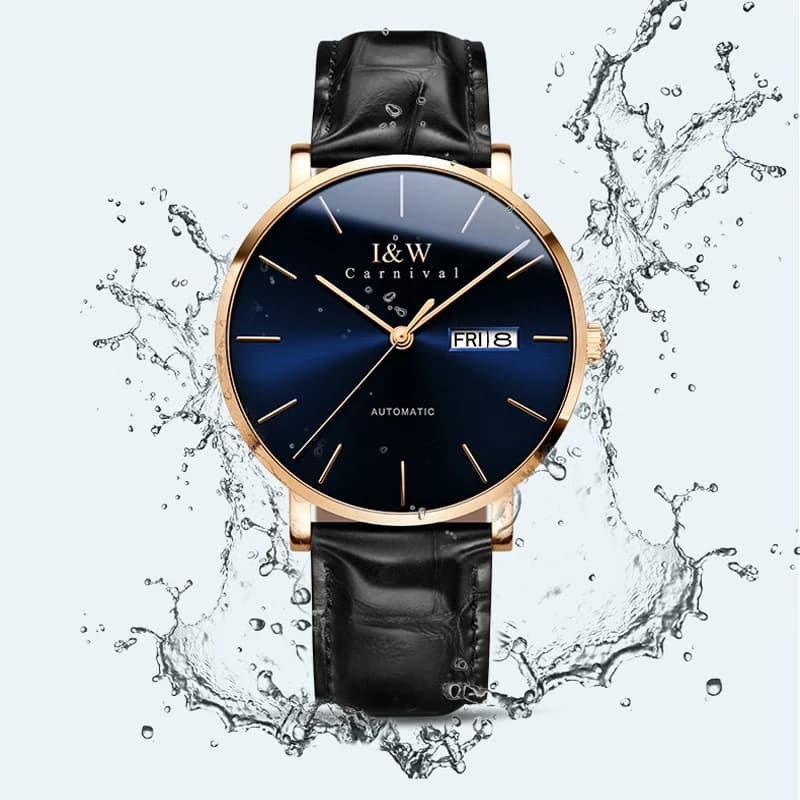 CARNIVAL Mechanical Dress Watches for Man Original Brands Luxury Sapphire Automatic Wristwatches Mens Waterproof Montre Homme