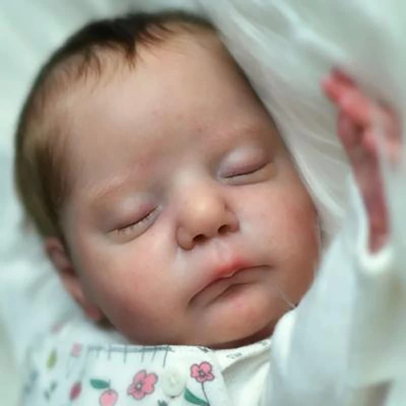 17 pollici Reborn Nevaeh Doll Kit Lifeike non verniciato morbido fai da te parti della bambola con corpo in tessuto e COA