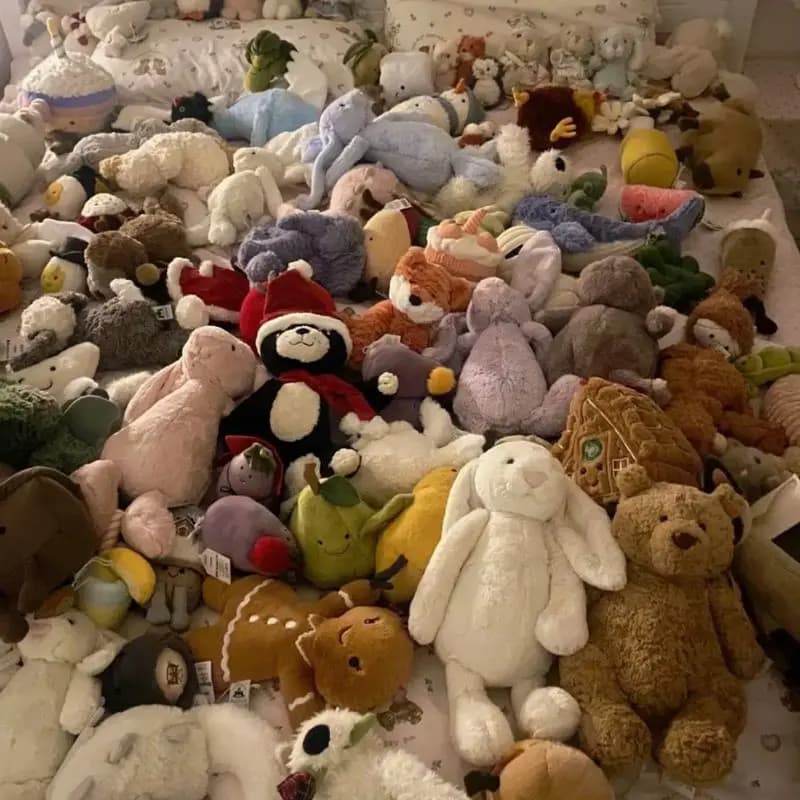 Assorted Random Stuffed lush Toy Mystery Surprise Doll Cute Cartoon Character Plushies Collectible Decor Holiday Party Gifts