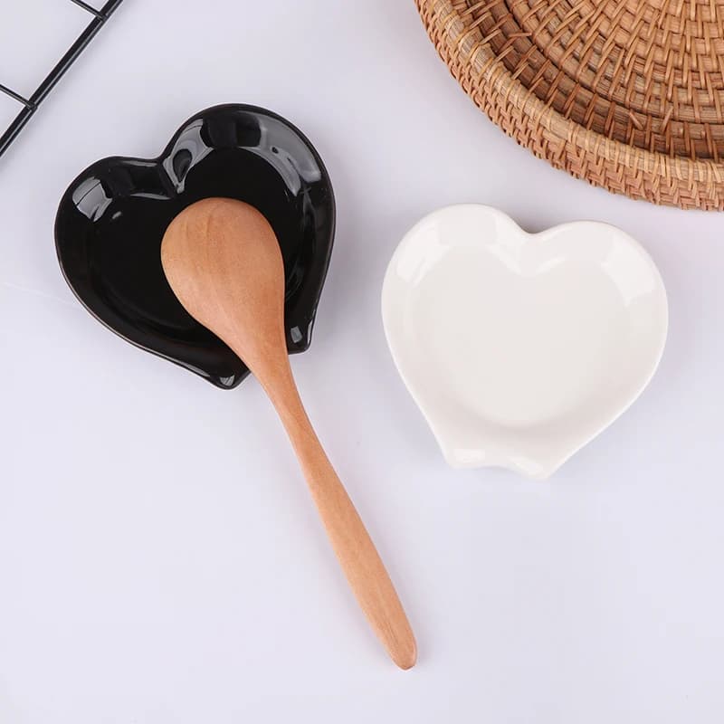 1Pc Multiuso Cucchiaio In Ceramica Resto Pad Bianco Porta Cucchiaio Utensili Da Cucina Stoviglie Cucchiaio Metti Zerbino Dispositivo Piatti Da Cucina