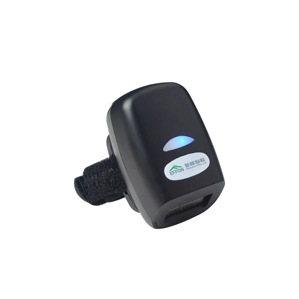 Effon FS03 Wireless Finger Ring Barcode Scanner QR Code Reader /USB 500mAh Battery Android IOS Windows Compatible Stock