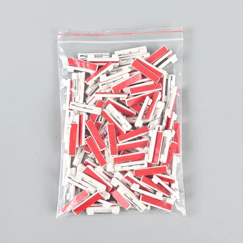 50 pcs black white ball pins with sticky stripes for tag with name id card badge hand-made pin diy accessory for jewelry creation