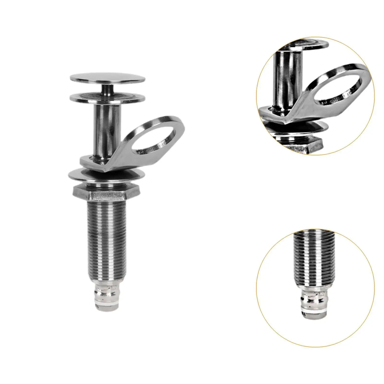 Marine Hardware Stainless Steel Quick Release Fender Bracket Lock for Rope Fenders and Boat Basin Fenders
