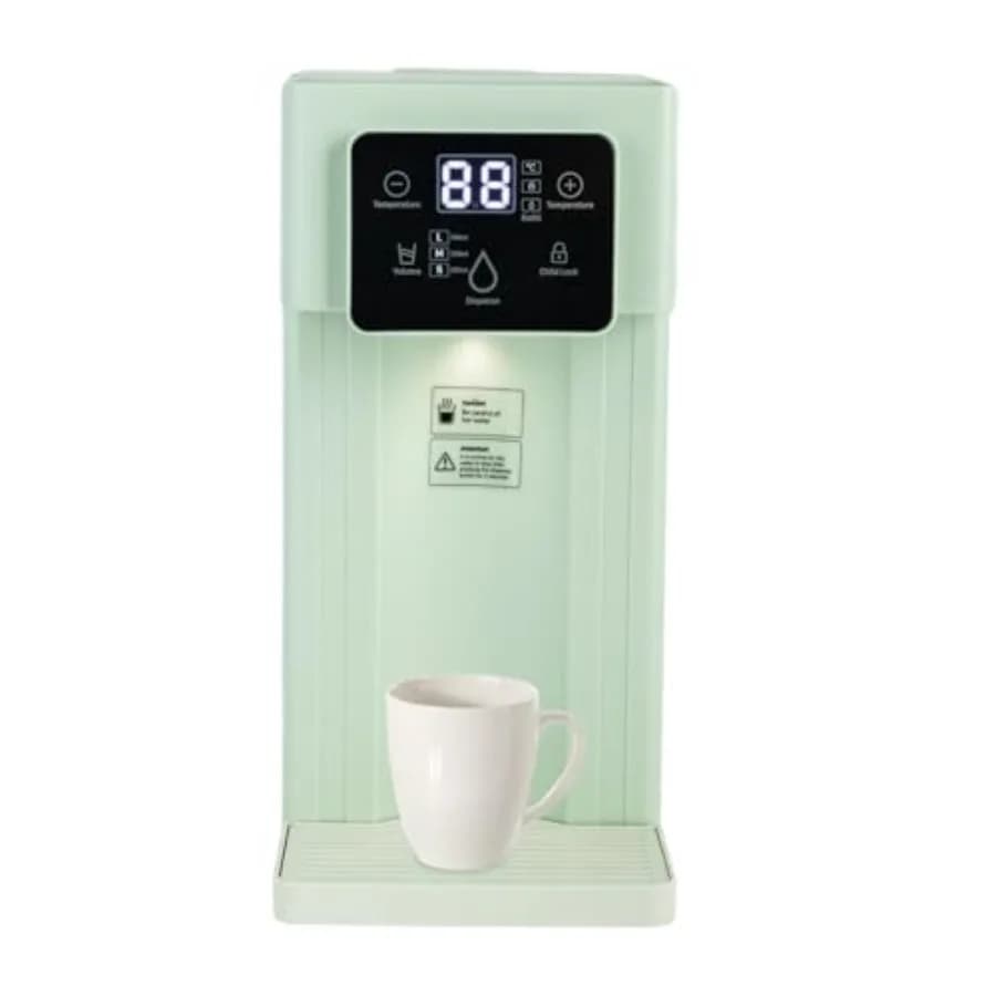Dispenser d'Acqua Calda Istantanea da 0,7 Galloni, Bollitore Elettrico da 1500W con Blocco Bambini, 3 Uscite d'Acqua a Temperatura Regolabile, da Tavolo