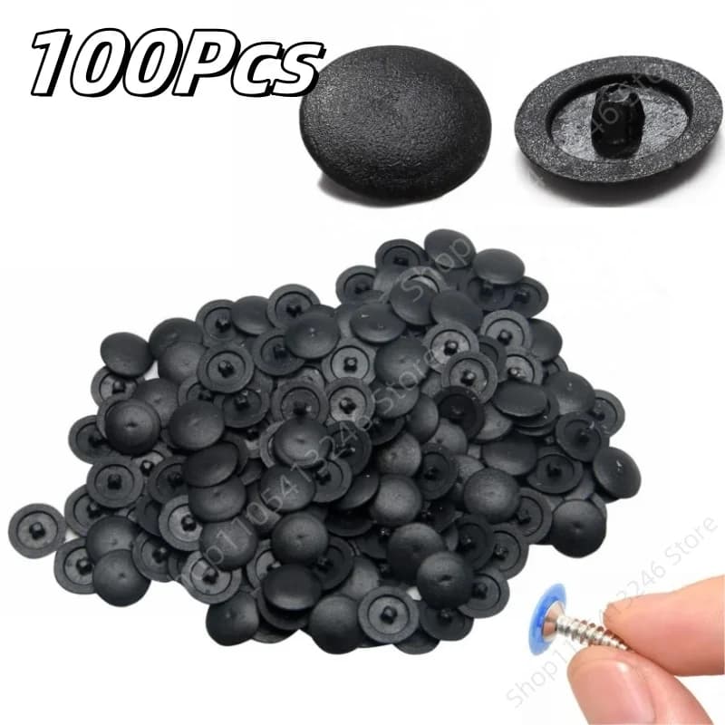 100 Pezzi Tappi Coprivite a Croce in Plastica Autofilettanti Impermeabili Antiruggine Antipolvere 12mm Accessori per Mobili e Decorazioni