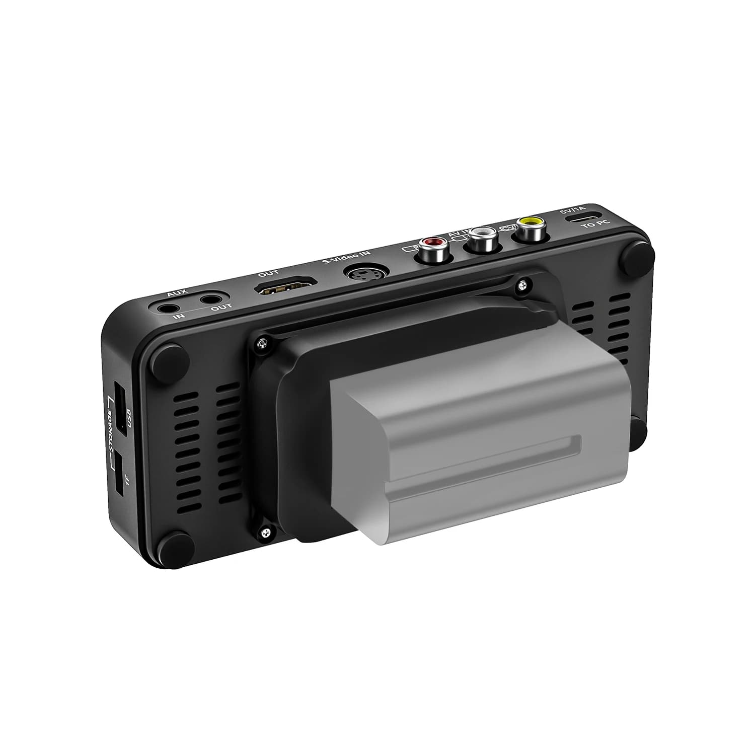 UNISHEEN Presa batteria TF Analogica CVBS RCA SVideo Fotocamera Nastro USB VCR VHS Scheda di acquisizione Scatola Lettore video MP3