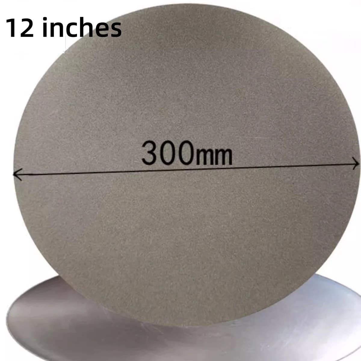 NO CENTER HOLE 12 "300mm Pollici Grana Disco diamantato Ruote abrasive Disco piatto rivestito per strumenti di gioielli con pietre preziose