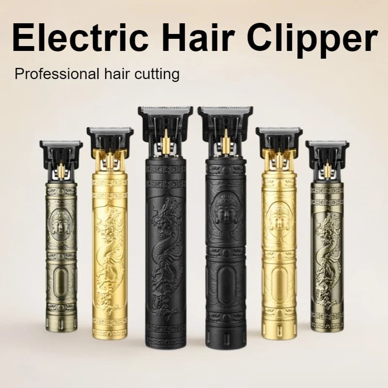 2026 T9 Electric Hair Cutting Machine Hair Clipper Professional Men Shaver Rechargeable Barber Trimmer for Men Dragon Buddha