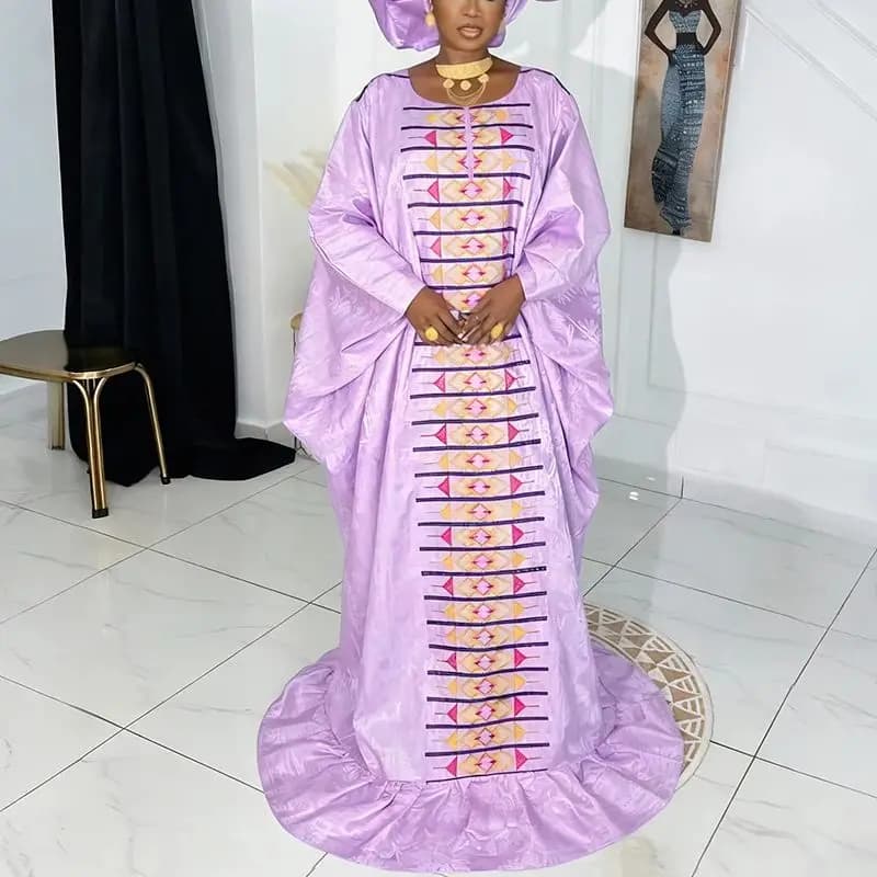 African Dresses for Women Traditional African Dresses Dashiki Ankara Wedding Party Dress Bazin Embroidered Dress Caftano Boubou Robe