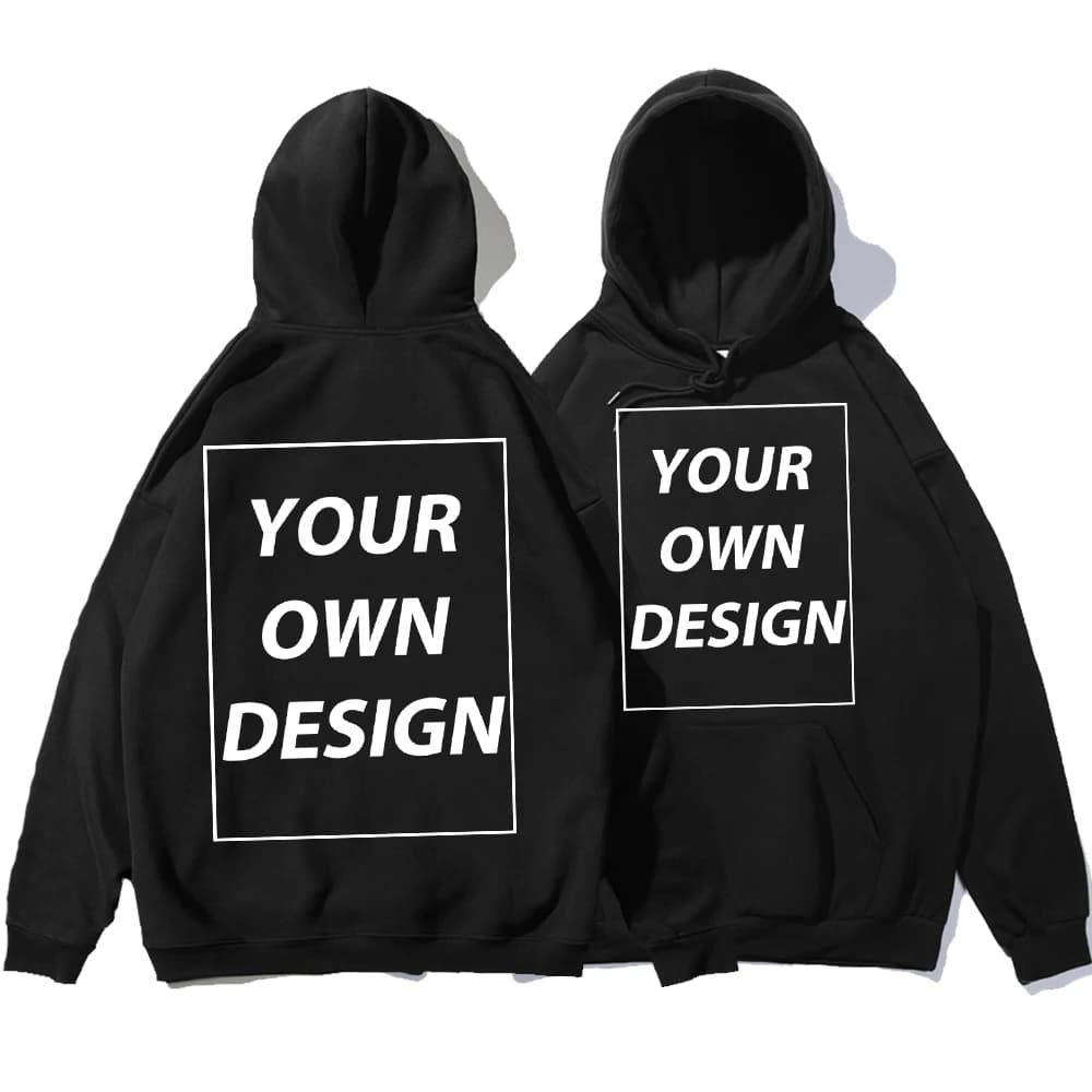 Autumn casual sports hood sweatshirts customizable for men, fleece, with pockets, basic, for office and streetwear, soft and comfortable