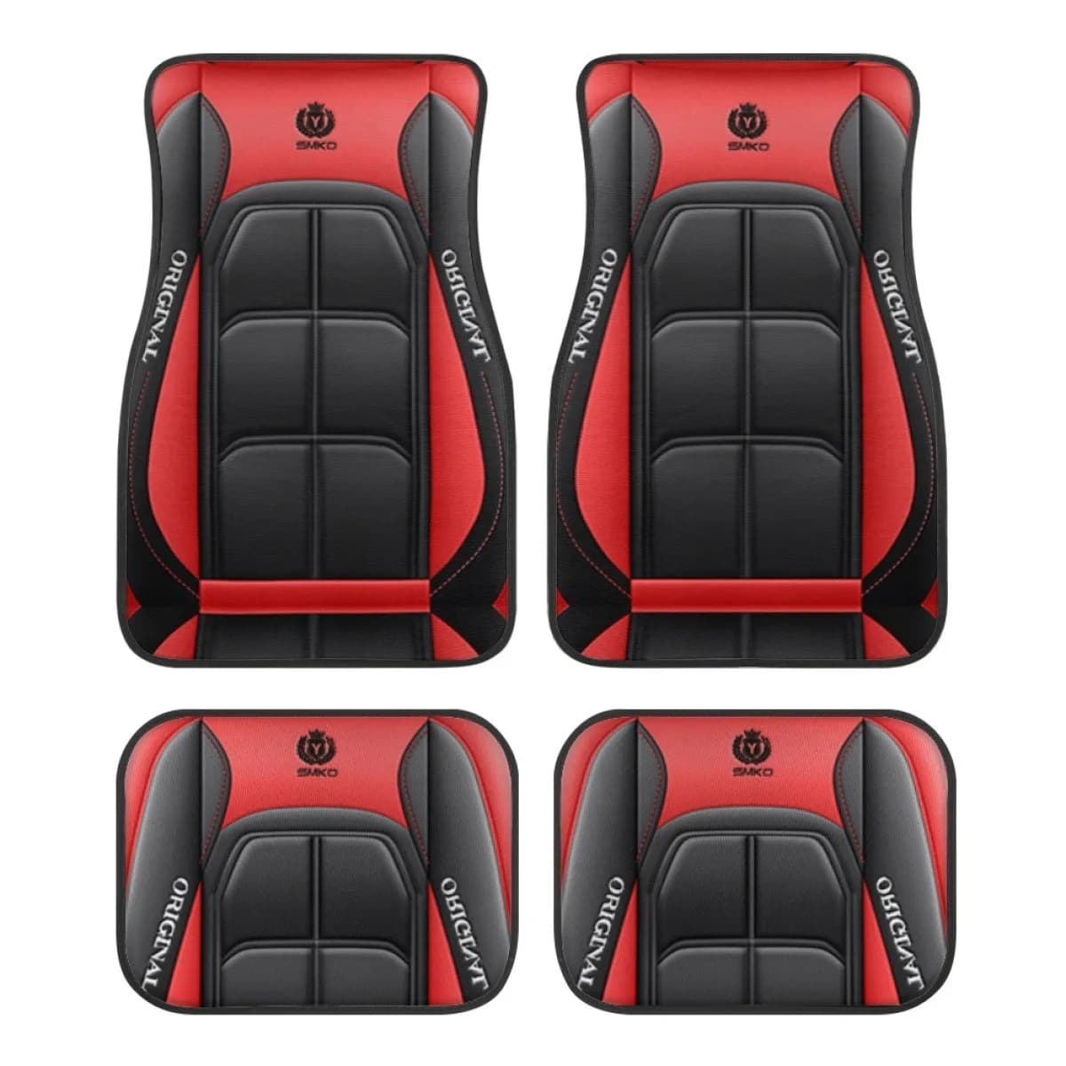 Tappetini per auto stile universale da 4 pezzi per accessori auto Bmw i3 i4 i5 i7 ix3 ix ix1 i8