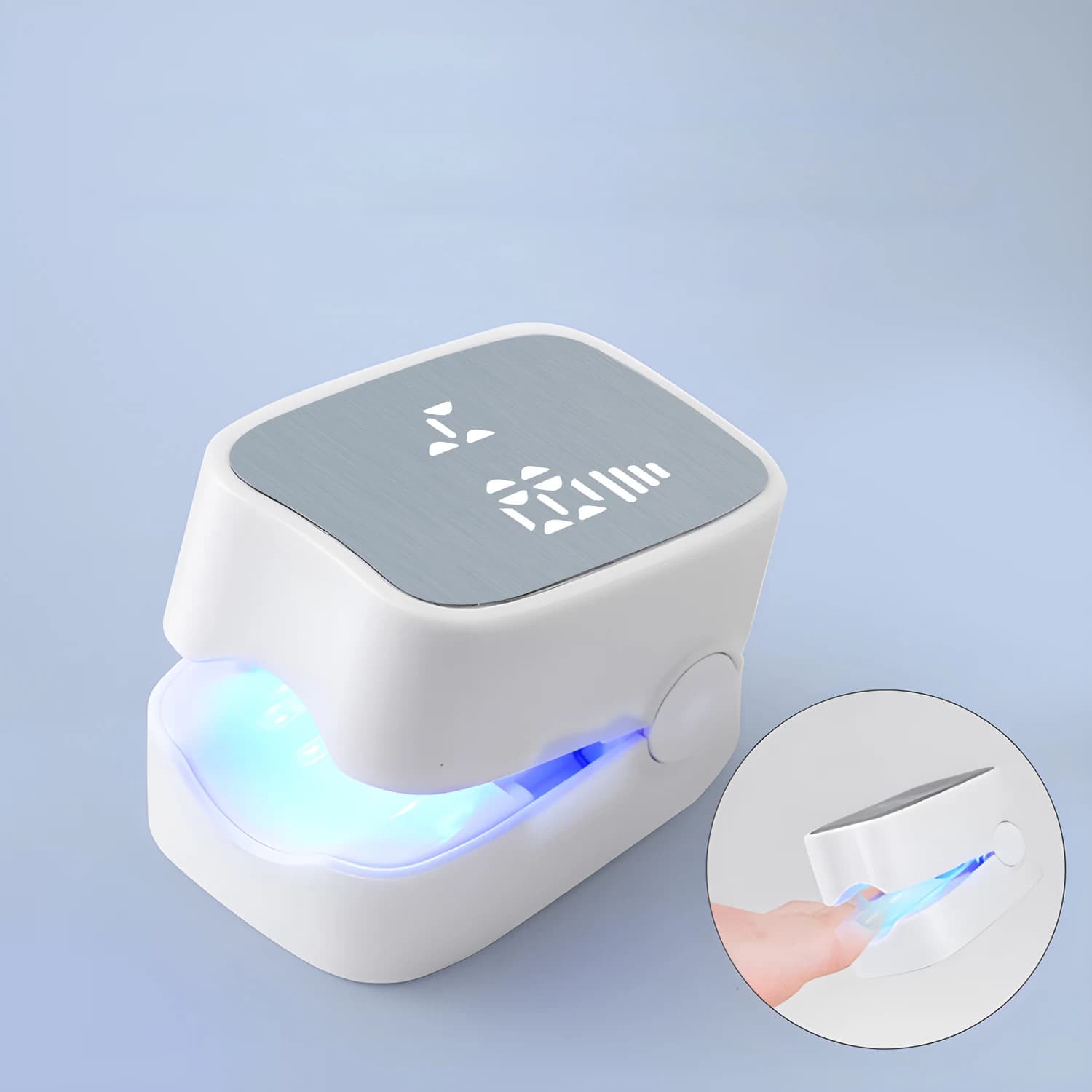 Dispositivo Laser LED per il Trattamento delle Micosi Ungueale, Pulizia dell'Onicomicosi, Ricarica USB, Luce Infrarossa 905nm, Luce Blu 470nm, per Salone Unghie