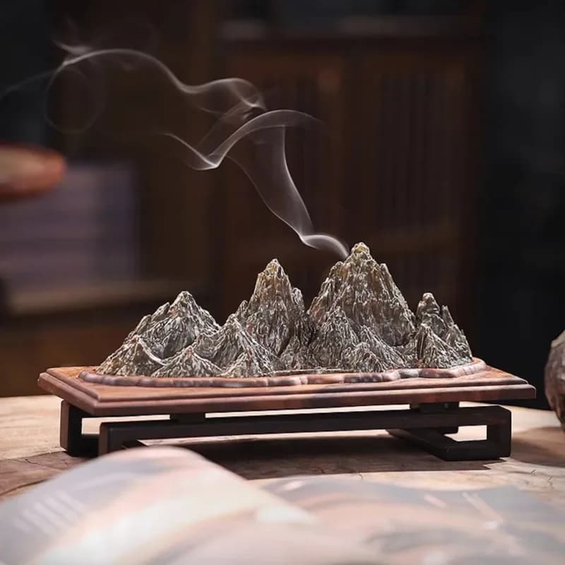 Black Walnut Incense Maker New Chinese Thousand Line Incense Vessel Home Indoor Incense Box Buddhist Supplies for Meditation