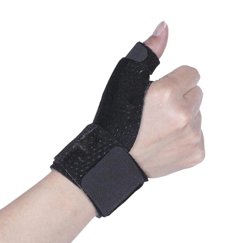 Tutore da polso sportivo da 1 pezzo Stecca stabilizzatrice reversibile per pollice e polso per tutore antidolorifico per pollice BlackBerry per uomini e donne