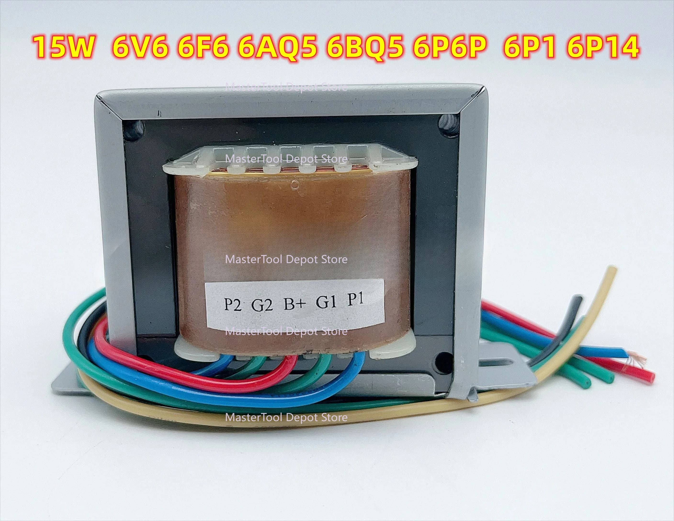 Trasformatore amplificatore valvolare push-pull da 15 W 6V6 6F6 6Y6 6AQ5 6BQ5 ECL86 6P6P 6P1 6P14