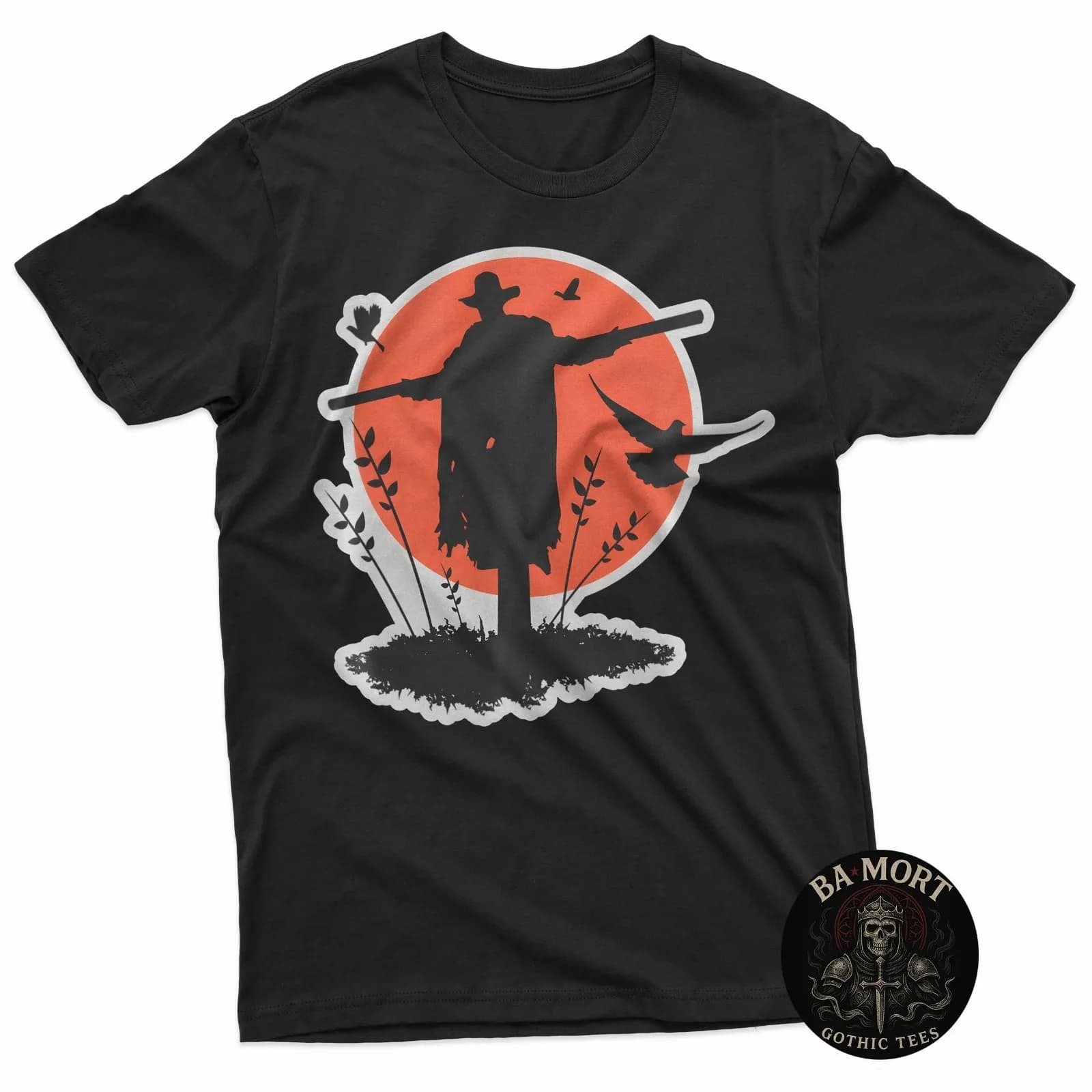 T-shirt a tema luna spaventosa per gli appassionati di horror