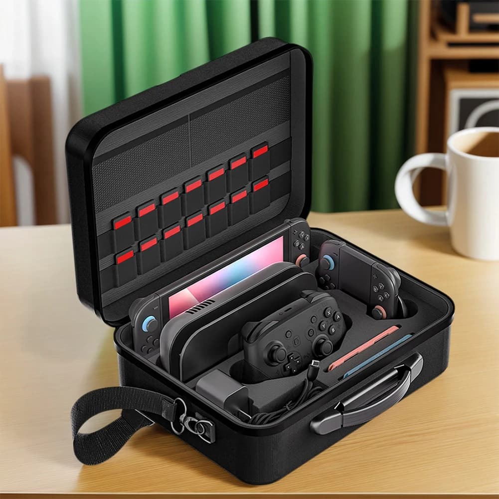 Custodia da trasporto per Nintendo Switch 2 Borsa da viaggio impermeabile Borsa protettiva antigraffio per accessori da gioco NS 2