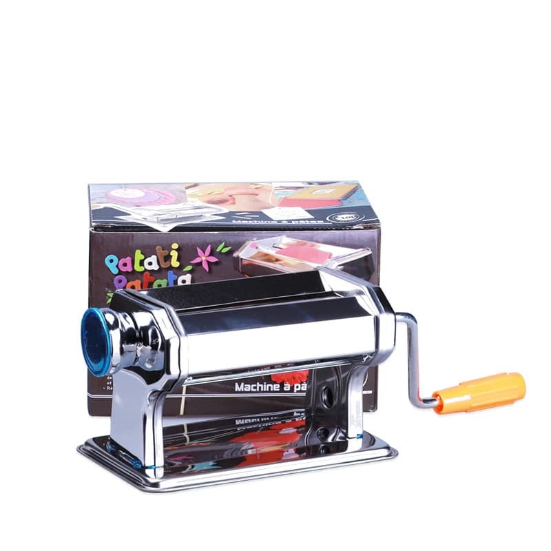 Portatile in acciaio inossidabile mestiere polimero argilla macchina di laminazione rullo pressa a mano a manovella fatti a mano strumenti per Pasta Non elettrici