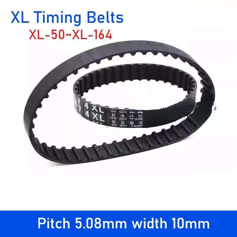 1 pz XL Cinghie Dentate 50 60 64 68 70 72 74 ~ 164XL Passo 5.08mm Larghezza 10mm Cinghia Ruota Sincrona Ad Anello Chiuso