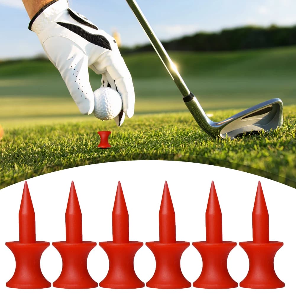 50 Pezzi Tee da Golf Portatili in Plastica Colorata, Tee da Golf a Forma di Castello, Supporti per Palline da Golf per Allenamento e Campi Sportivi