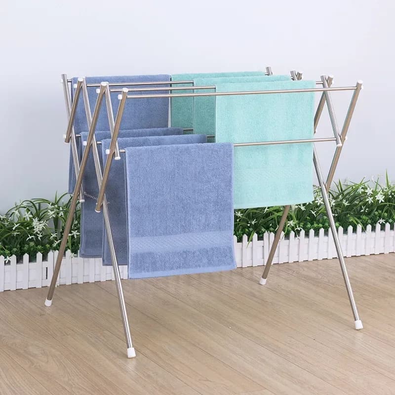 Foldable Towel, Floor Bathroom Stainless Steel Multifunctional Small Floating Window, Bathroom Hangers