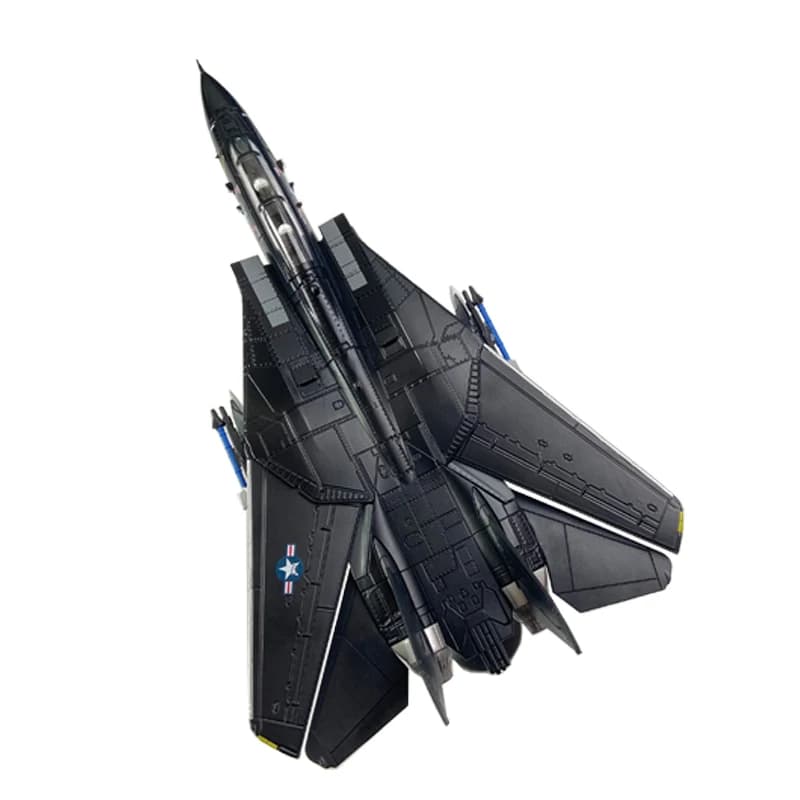 Scala 1:100 US Navy Grumman F14 F-14A Tomcat VX-4 Aereo da caccia Aereo Giocattolo Militare In Metallo Aereo Modello Collezione Regalo