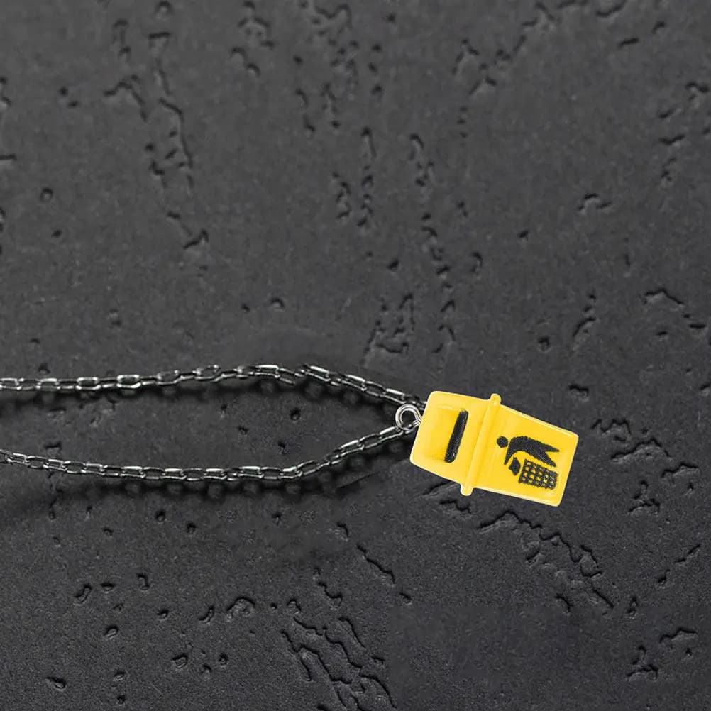 10 Pezzi Ciondoli a Forma di Cestino dei Rifiuti in Resina, Mini Cestini per Creazione di Gioielli, Accessori Fai-da-Te per Orecchini, Portachiavi, Artigianato