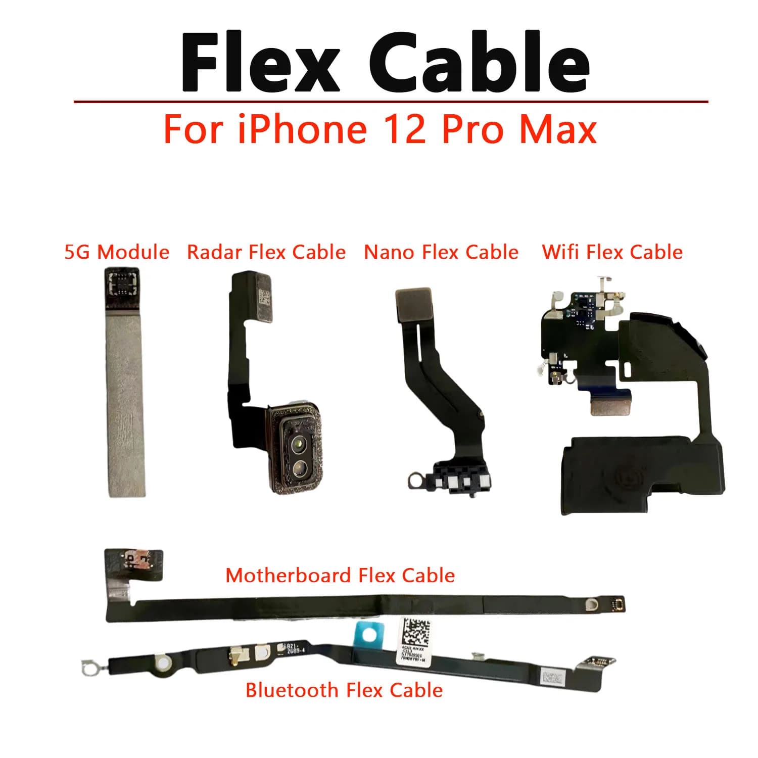 1 pz Wifi Bluetooth GPS segnale cavo flessibile per iPhone 12 Pro Max Wi-Fi segnale Bluetooth antenna nastro parti di riparazione