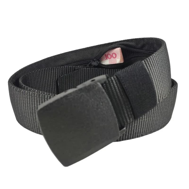 1 pz contanti da viaggio cintura antifurto marsupio da donna portatile nascosto cinturino per soldi cintura portafoglio marsupio da uomo cintura nascosta segreta