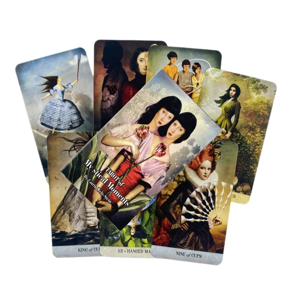 Tarocchi dei momenti mistici Carte Un mazzo da 83 Carte di intrattenimento Oracle Mazzo di divinazione per riunioni di famiglia