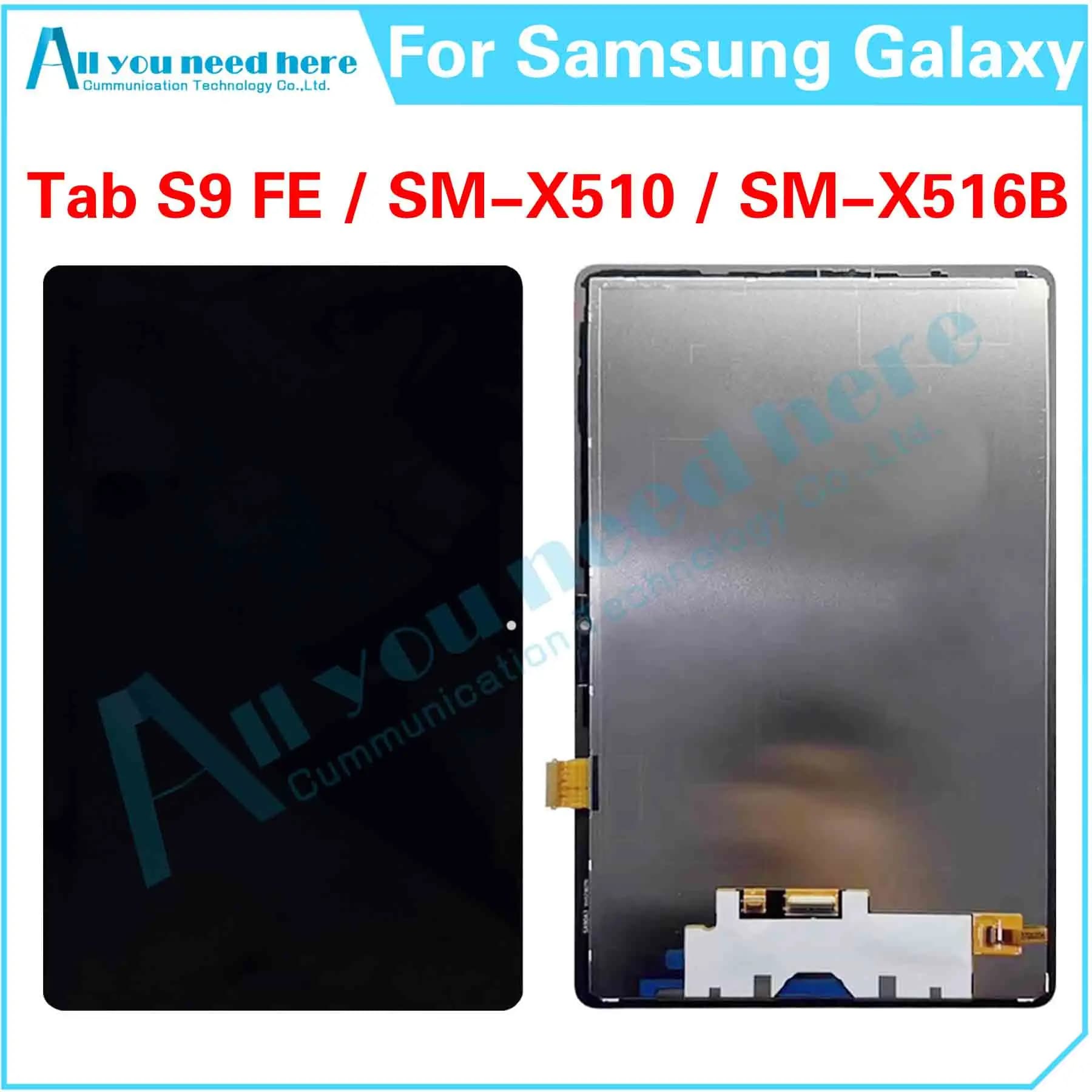 10.9 "Per Samsung Galaxy Tab S9 FE SM-X510 SM-X516B X516 X510 Display LCD Touch Screen Digitizer Assembly Parti di Ricambio