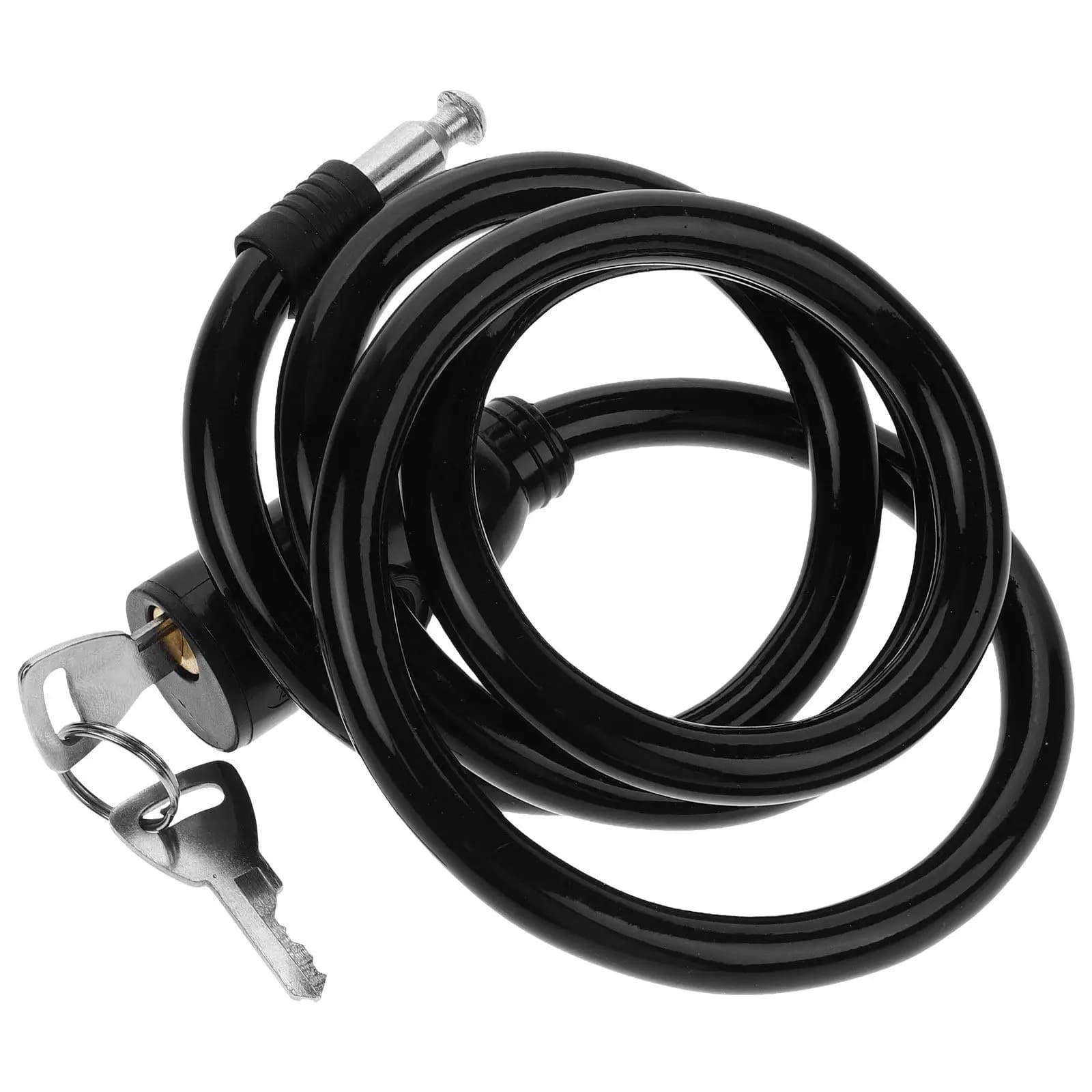Robusta Catena Antifurto per Bicicletta, Lucchetto Portatile per Bici Elettriche e Mountain Bike